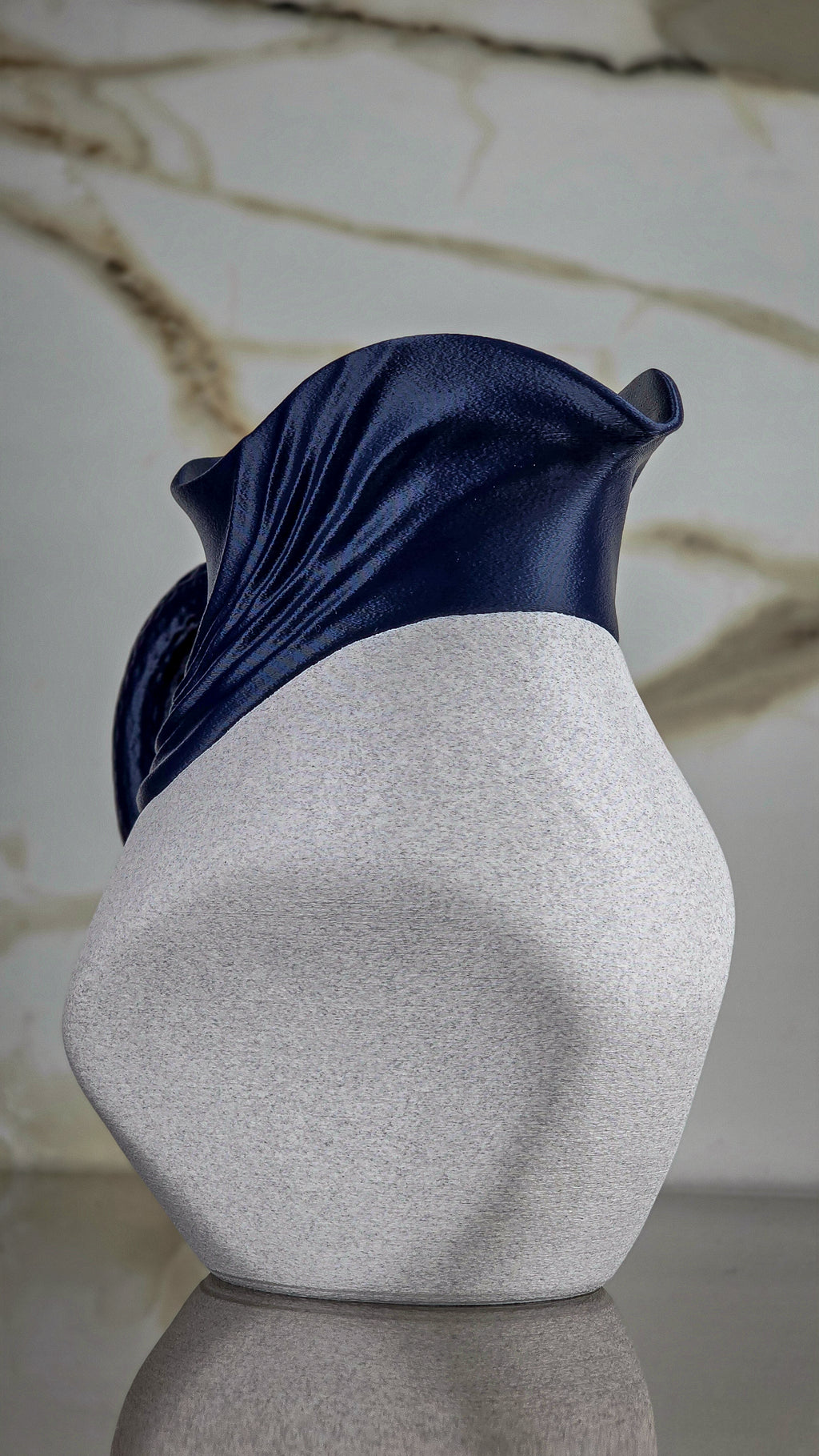 "The Contours" Sculptural Pitcher and Modern Vase