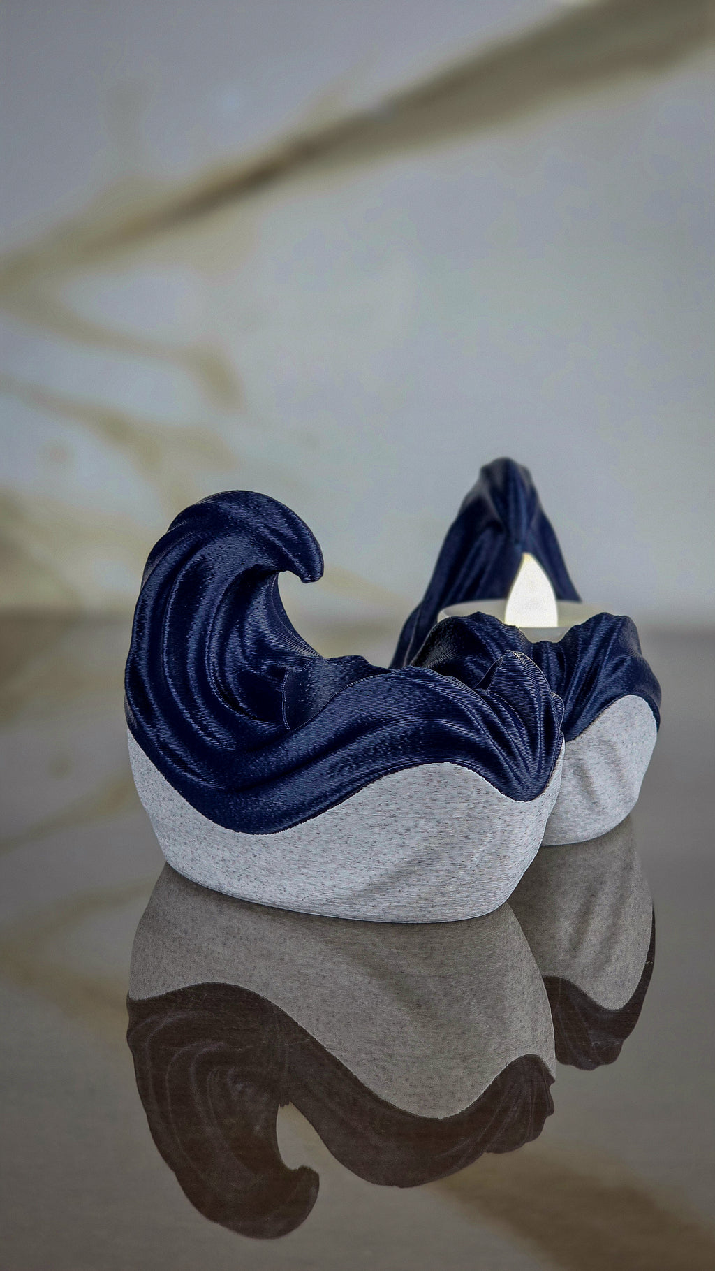 "The Peak" Sculptural Candle Holders & Modern Tea-Light Decor Set