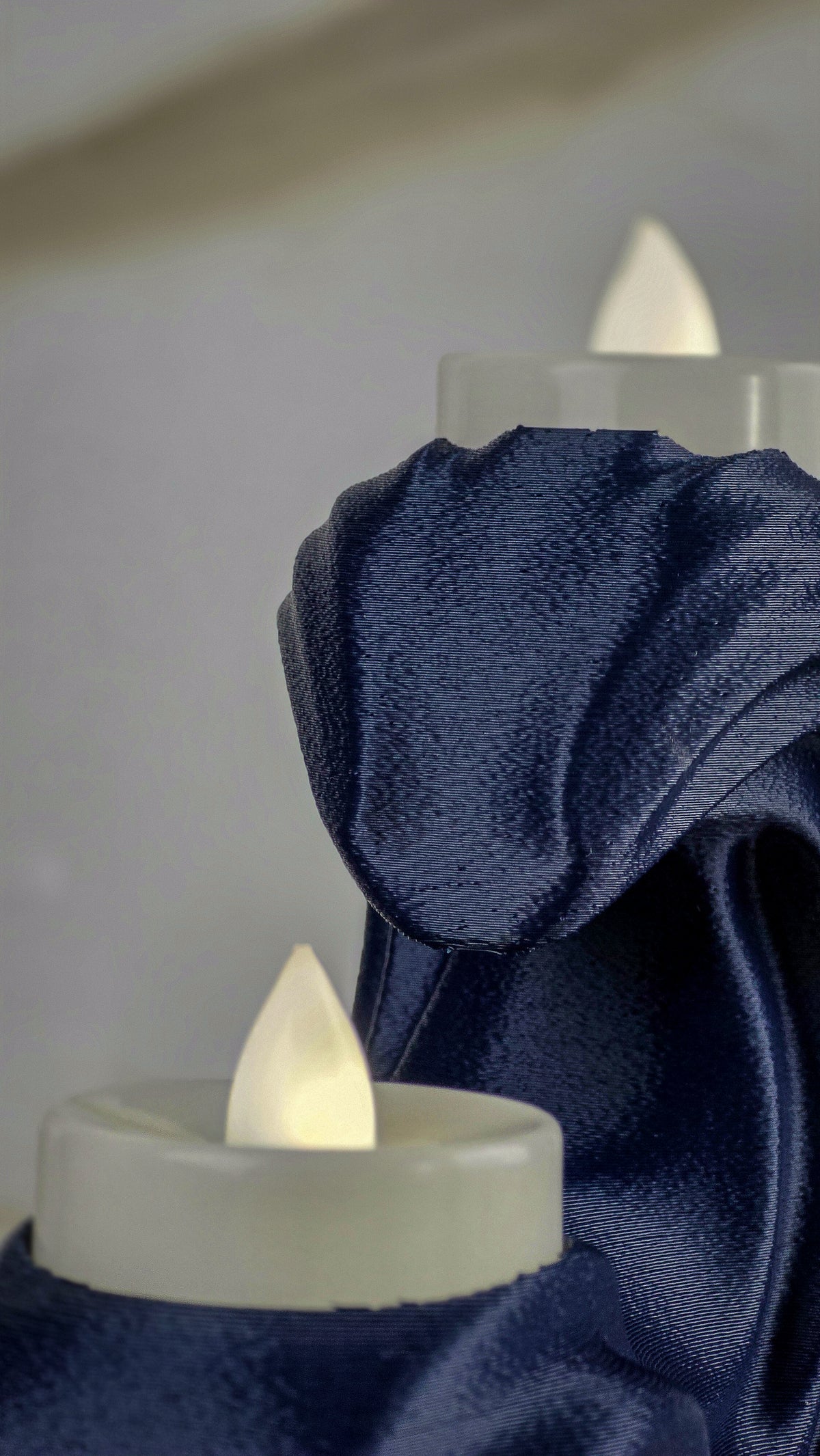 "The Crest"  Sculptural Candle Holder and Modern Tea-Light Centerpiece