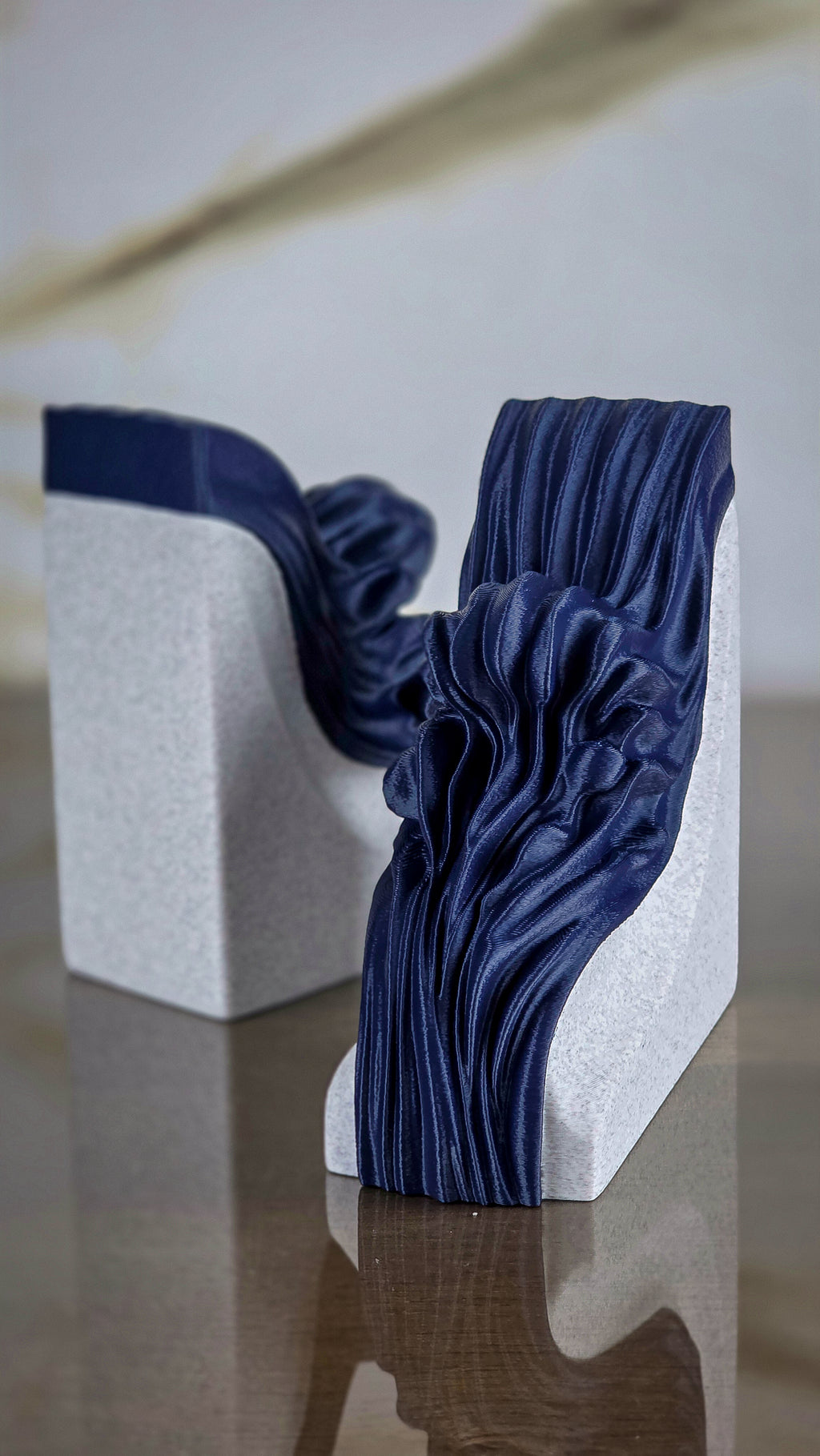 "The Bounded" Sculptural Bookends & Modern Geometric Art Accents