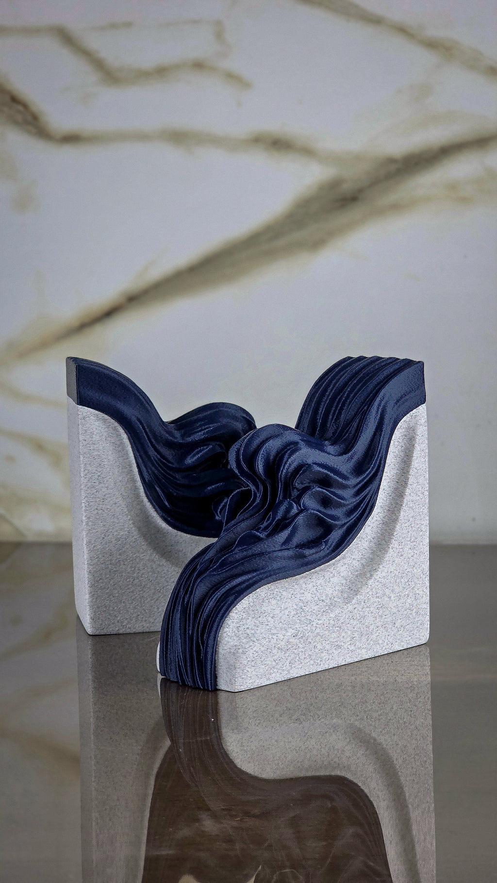 "The Safe Sanctuary Suite" Sculptural Vase and Accent Bookends Accents Bundle