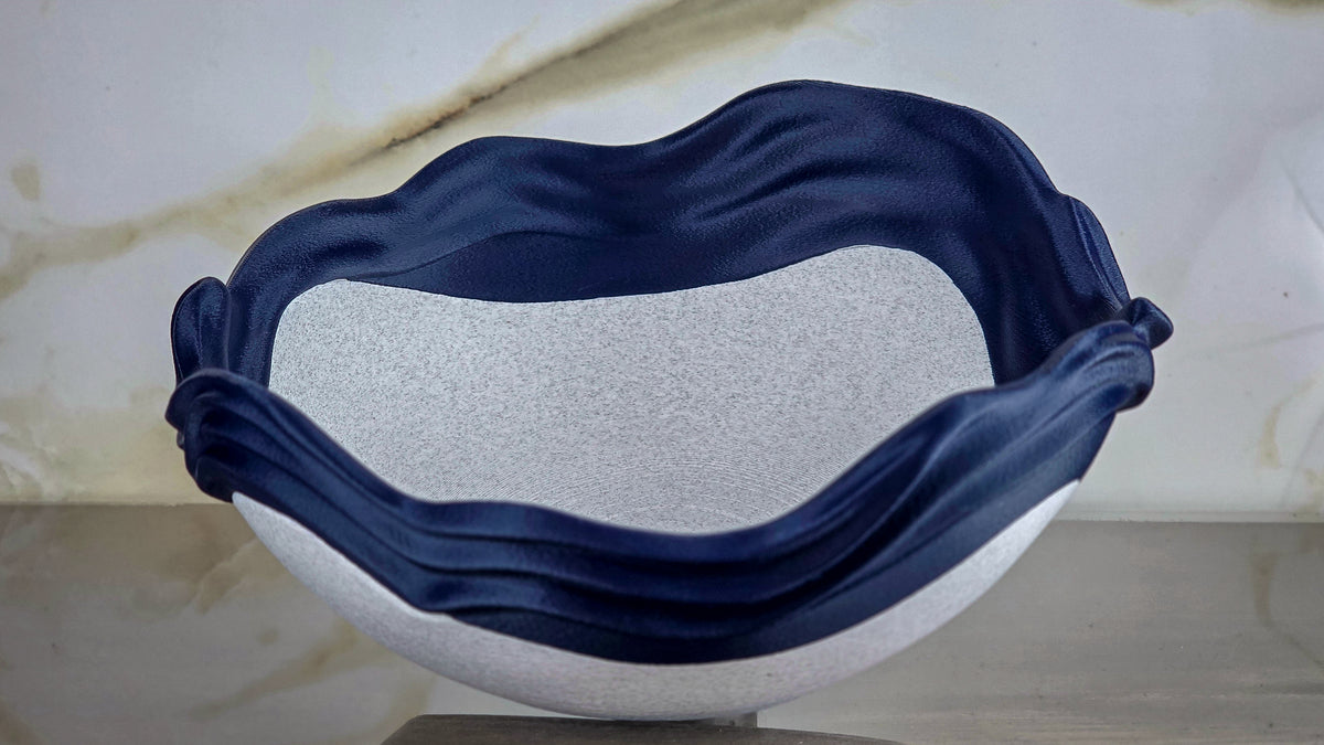 "The Rim" Sculptural Centerpiece Bowl and Modern Decor Accent