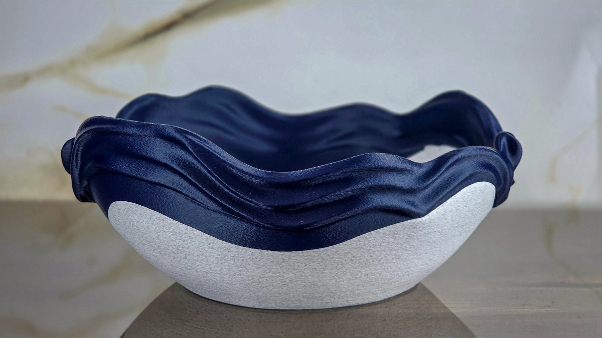 "The Rim" Sculptural Centerpiece Bowl and Modern Decor Accent