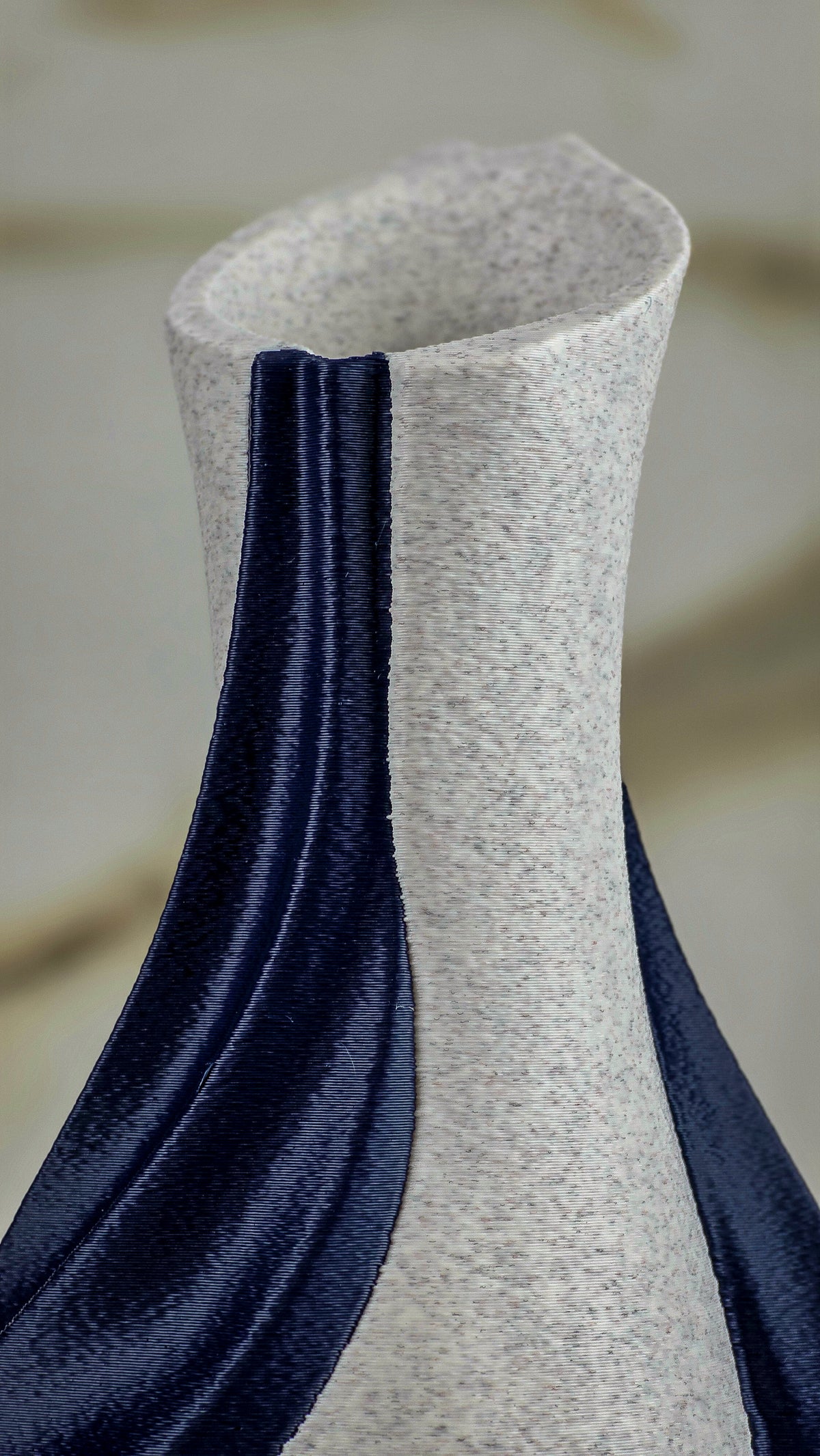 "The Caress" Sculptural Modern Carafe Decorative Accent