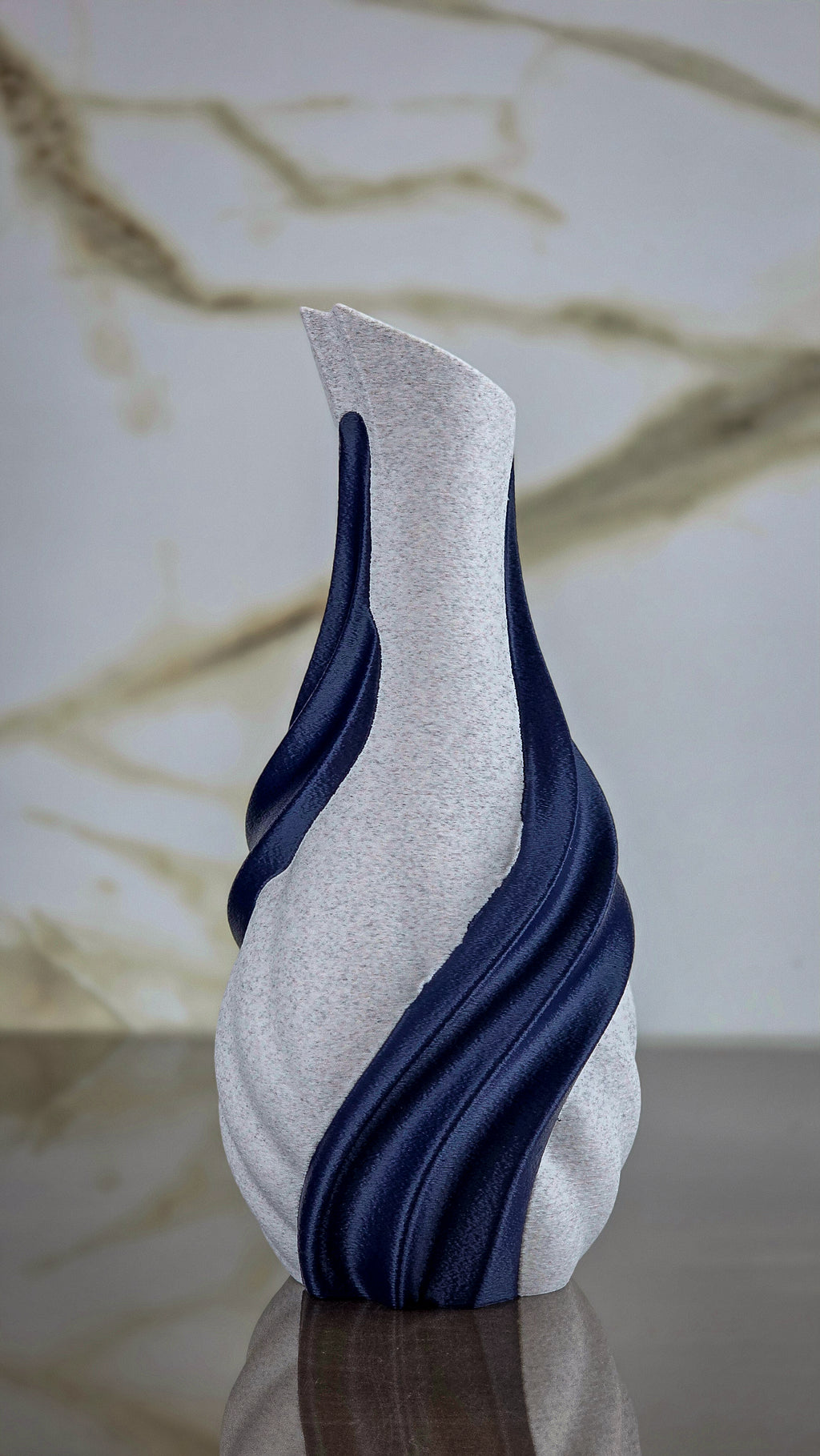 "The Caress" Sculptural Modern Carafe Decorative Accent