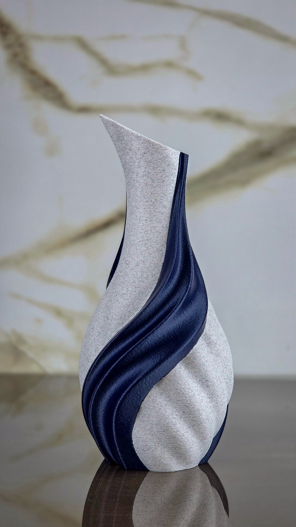 "The Caress" Sculptural Modern Carafe Decorative Accent