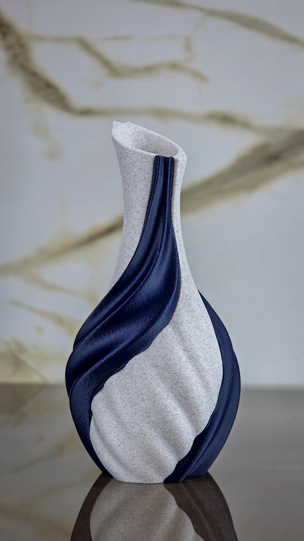"The Caress" Sculptural Modern Carafe Decorative Accent
