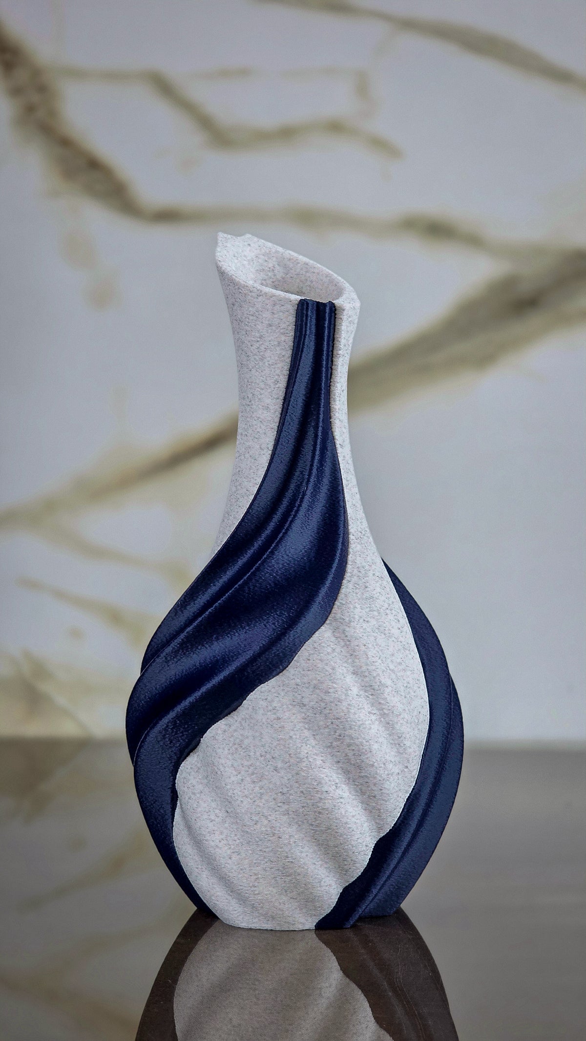 "The Caress" Sculptural Modern Carafe Decorative Accent