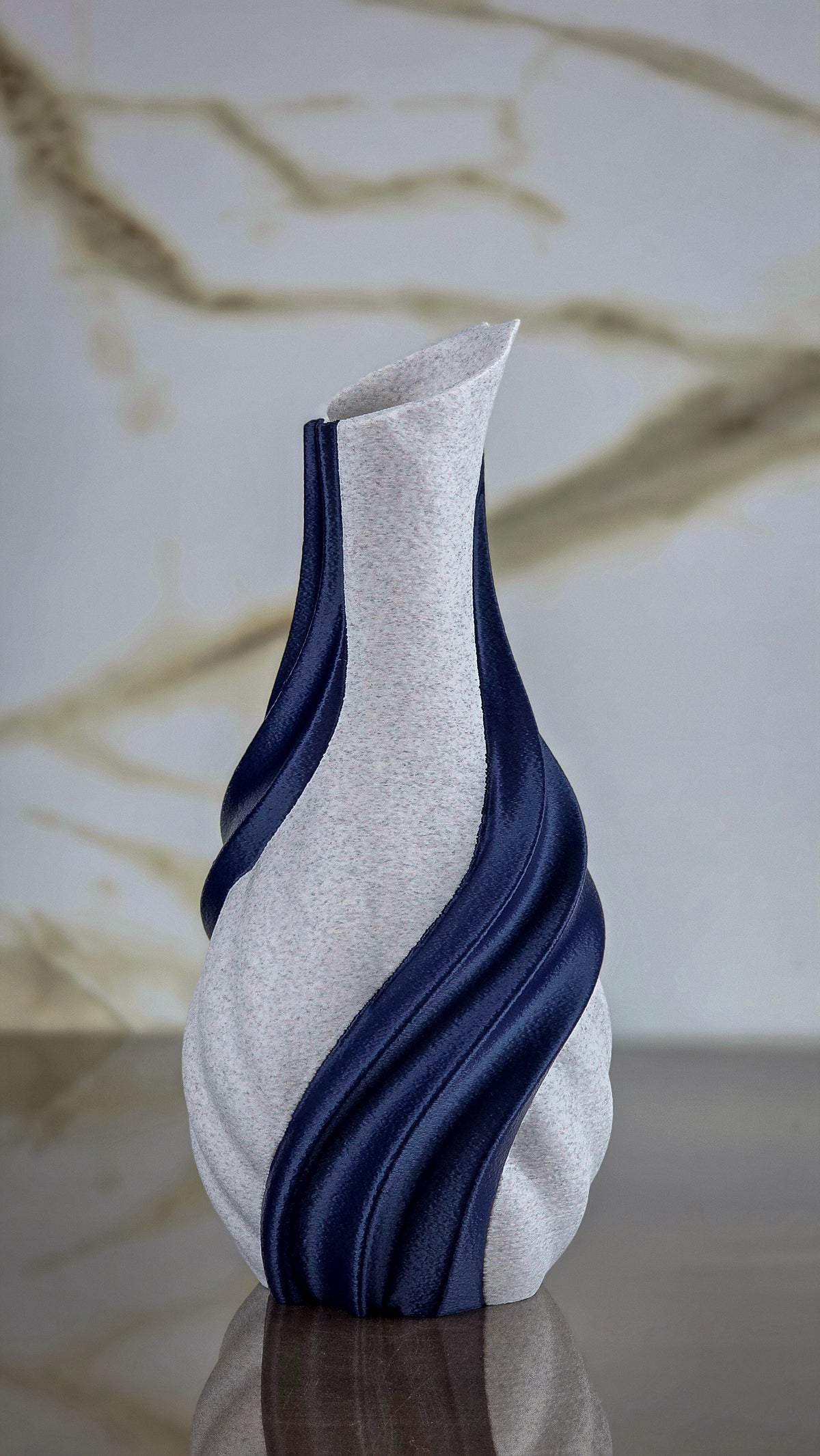 "The Caress" Sculptural Modern Carafe Decorative Accent