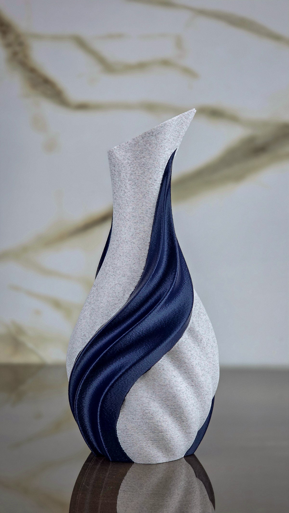 "The Caress" Sculptural Modern Carafe Decorative Accent