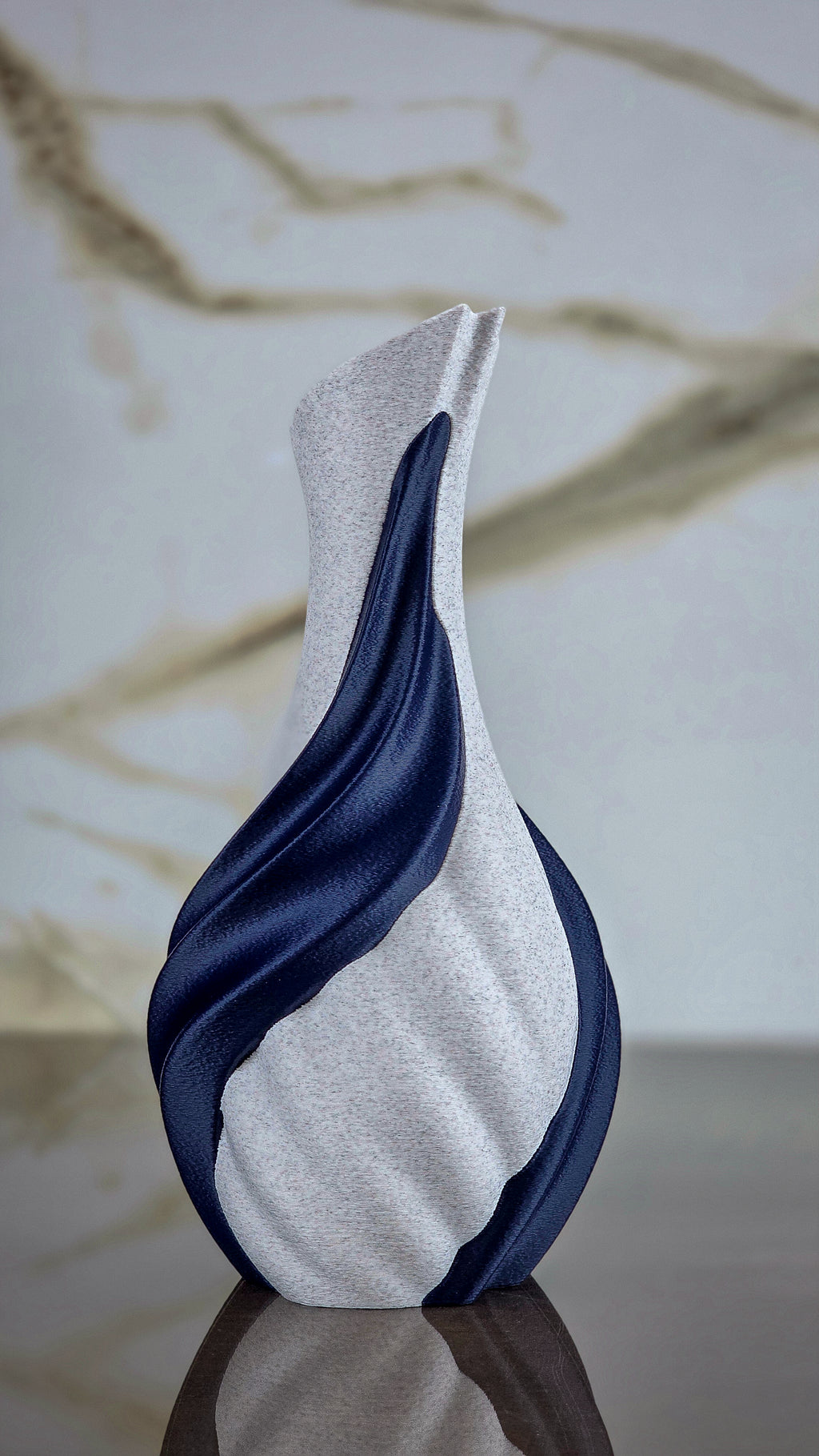 "The Caress" Sculptural Modern Carafe Decorative Accent