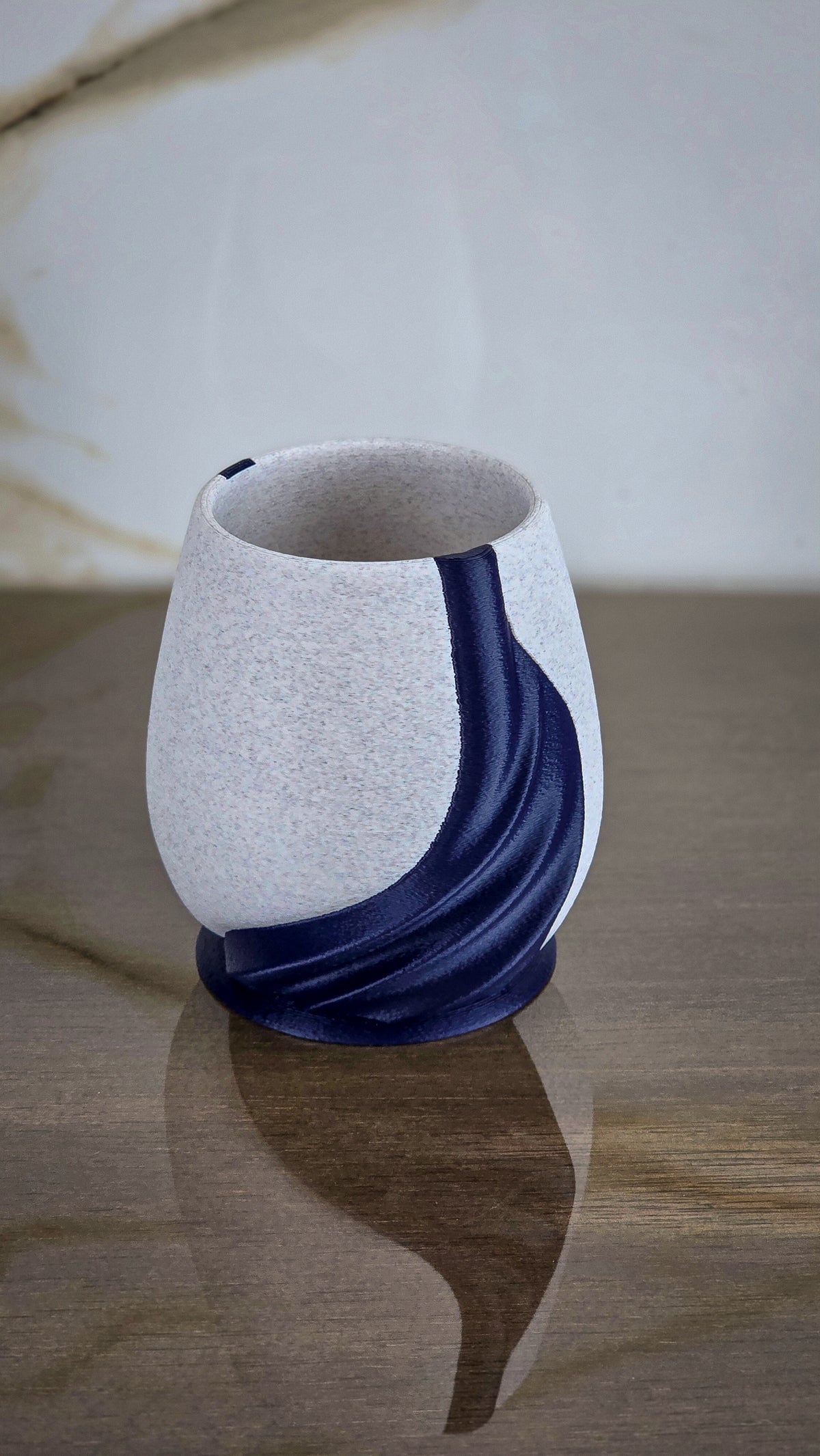 "The Cinch" Sculptural Luxury Lowball Glass Accents and Modern Geometric Decor Set