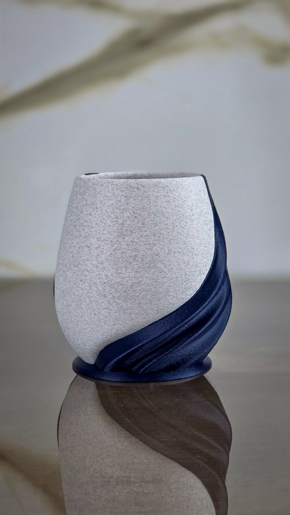 "The Cinch" Sculptural Luxury Lowball Glass Accents and Modern Geometric Decor Set