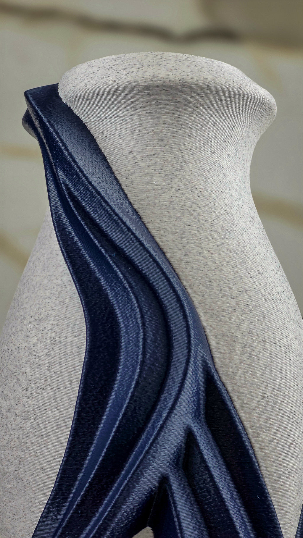 "The Vortex" Sculptural Vase and Modern Geometric Centerpiece