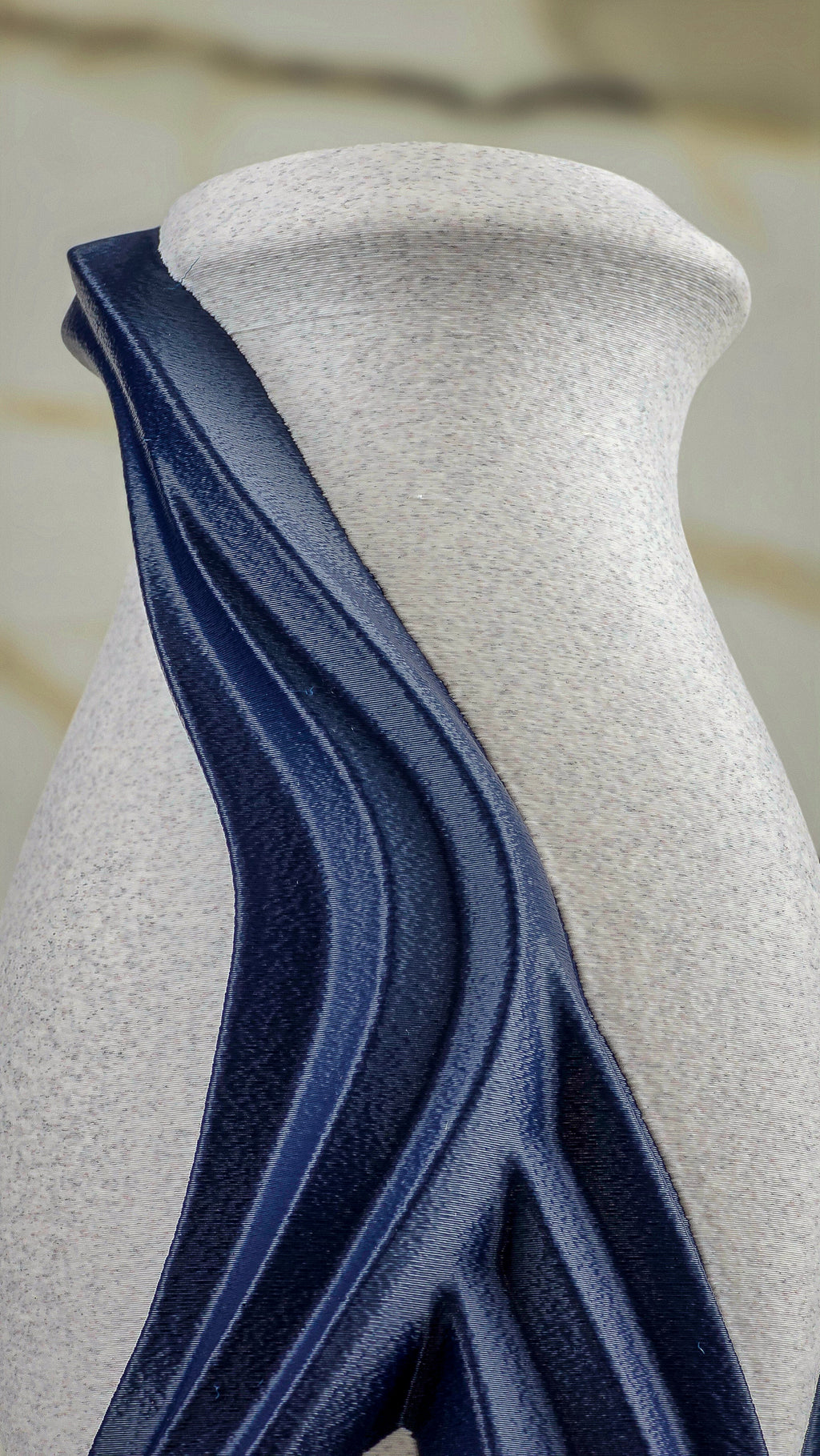 "The Vortex" Sculptural Vase and Modern Geometric Centerpiece