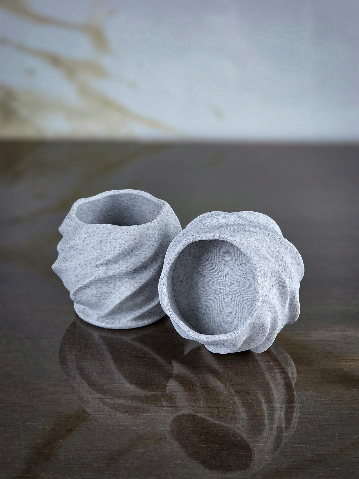 "The Peak" Sculptural Candle Holders & Modern Tea-Light Decor Set