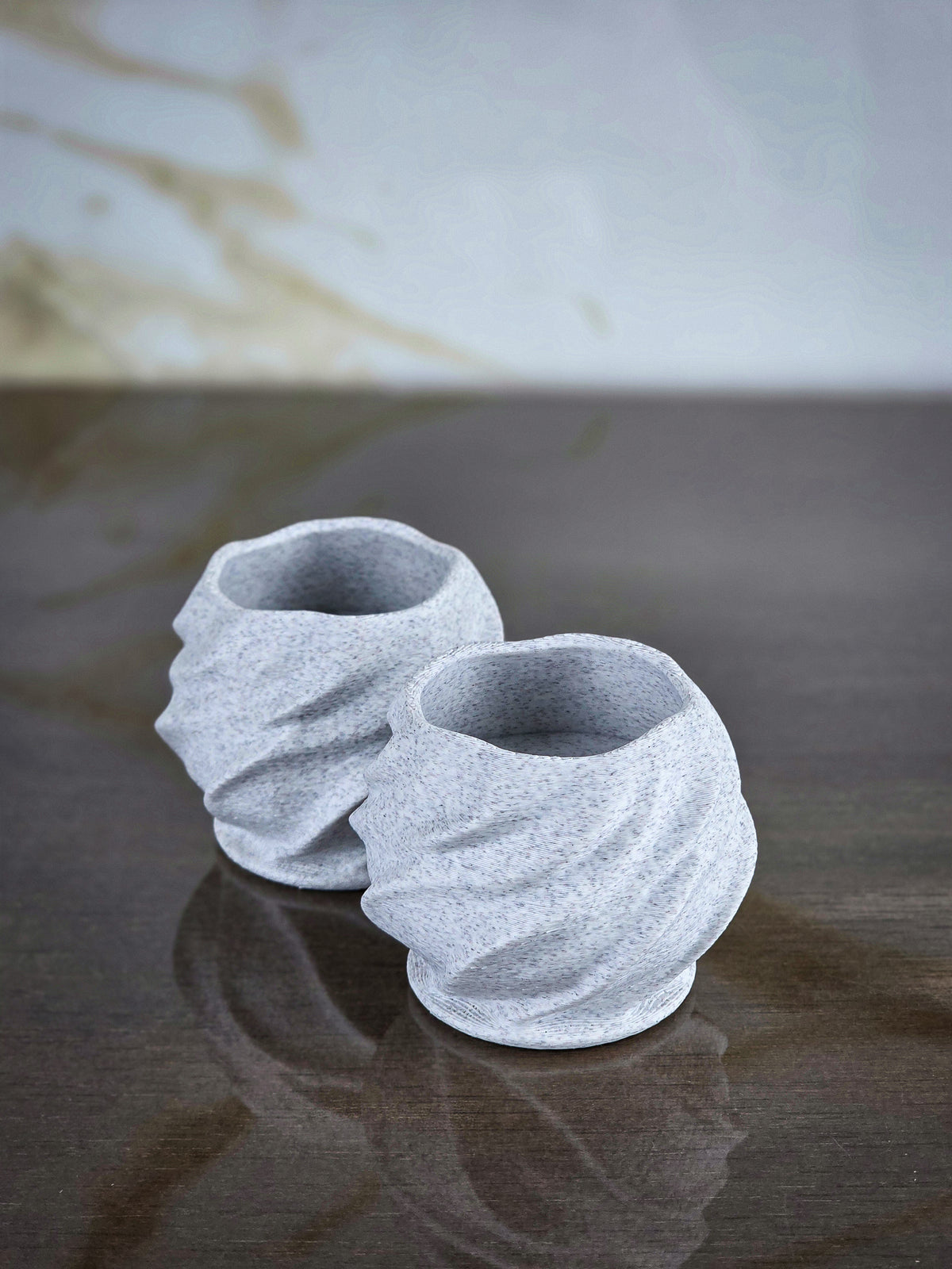 "The After-Glow Trio" Sculptural Candle Holder Set & Luxury Home Decor Bundle