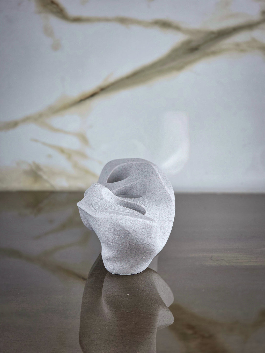 "The After-Glow Trio" Sculptural Candle Holder Set & Luxury Home Decor Bundle