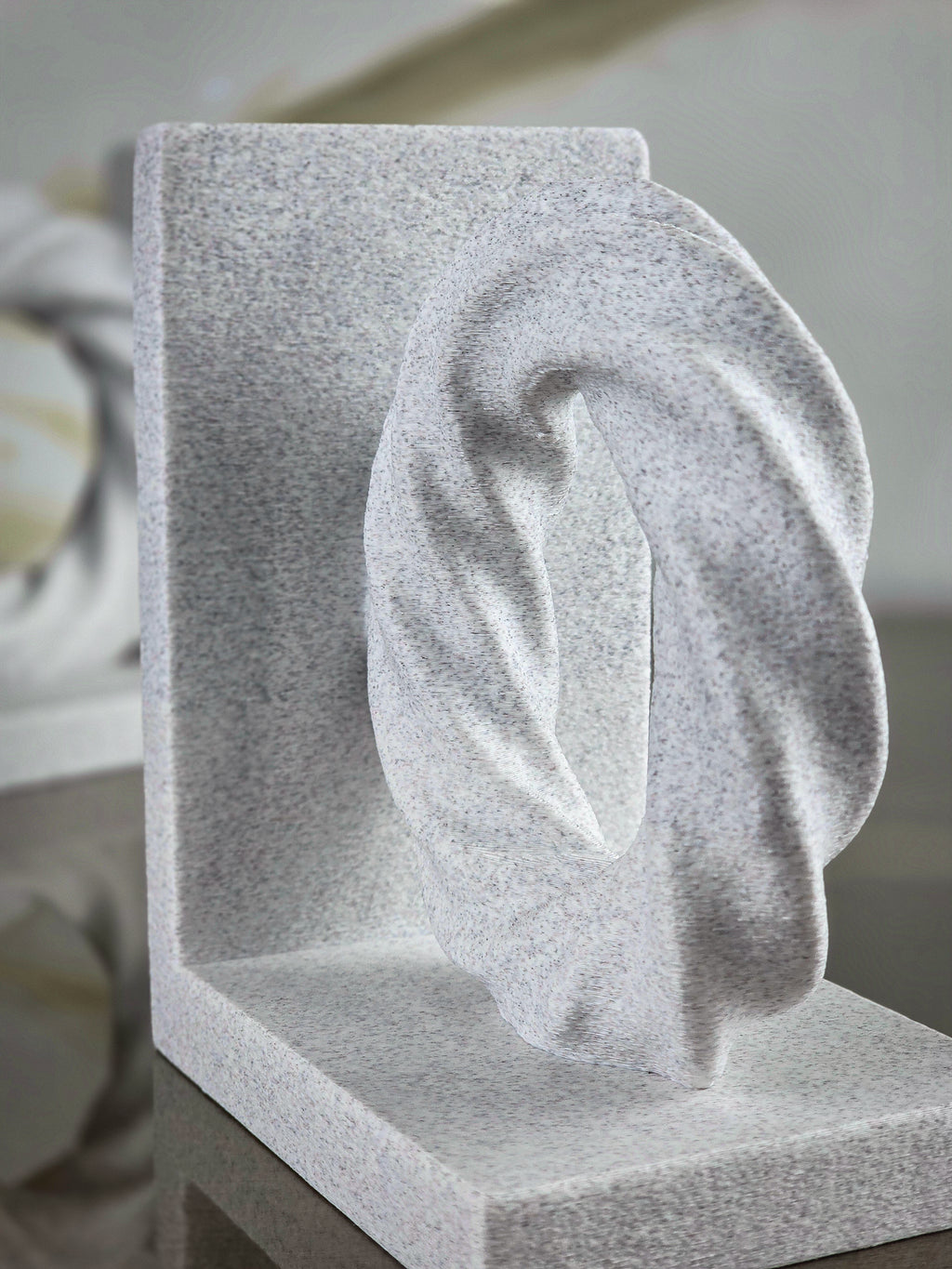 "The Bounded" Sculptural Bookends & Modern Geometric Art Accents