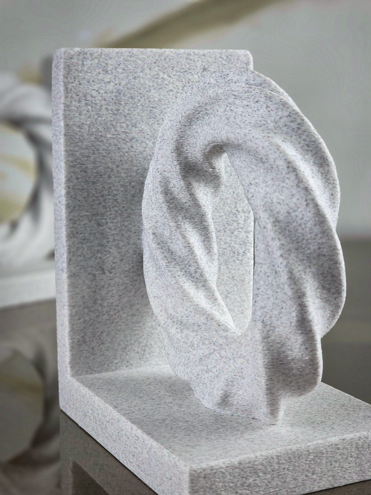 "The Bounded" Sculptural Bookends & Modern Geometric Art Accents