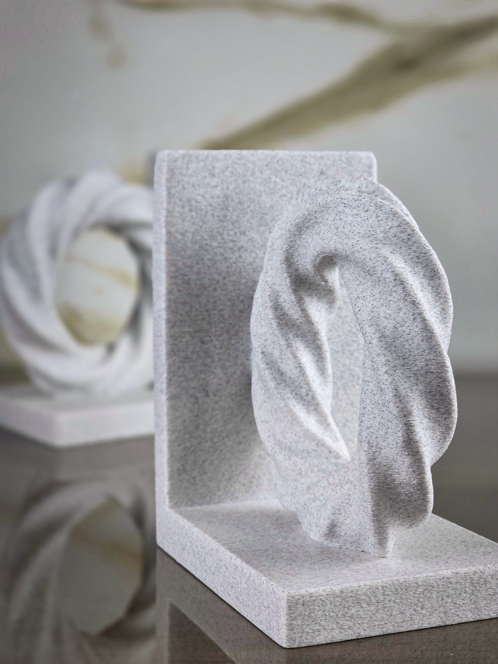 "The Bounded" Sculptural Bookends & Modern Geometric Art Accents