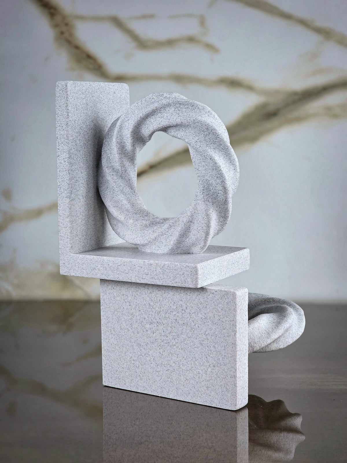 "The Bounded" Sculptural Bookends & Modern Geometric Art Accents