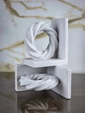 "The Bounded" Sculptural Bookends & Modern Geometric Art Accents