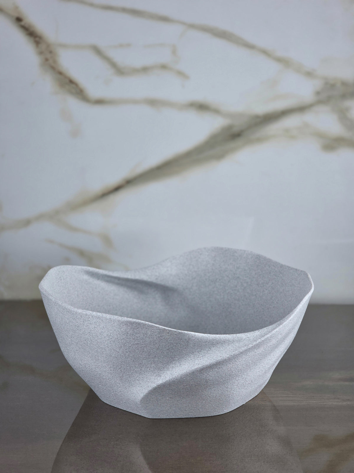 "The Center of Allure Curation" Luxury Sculptural Pitcher, Bowl, and Napkin Rings Decor Accents
