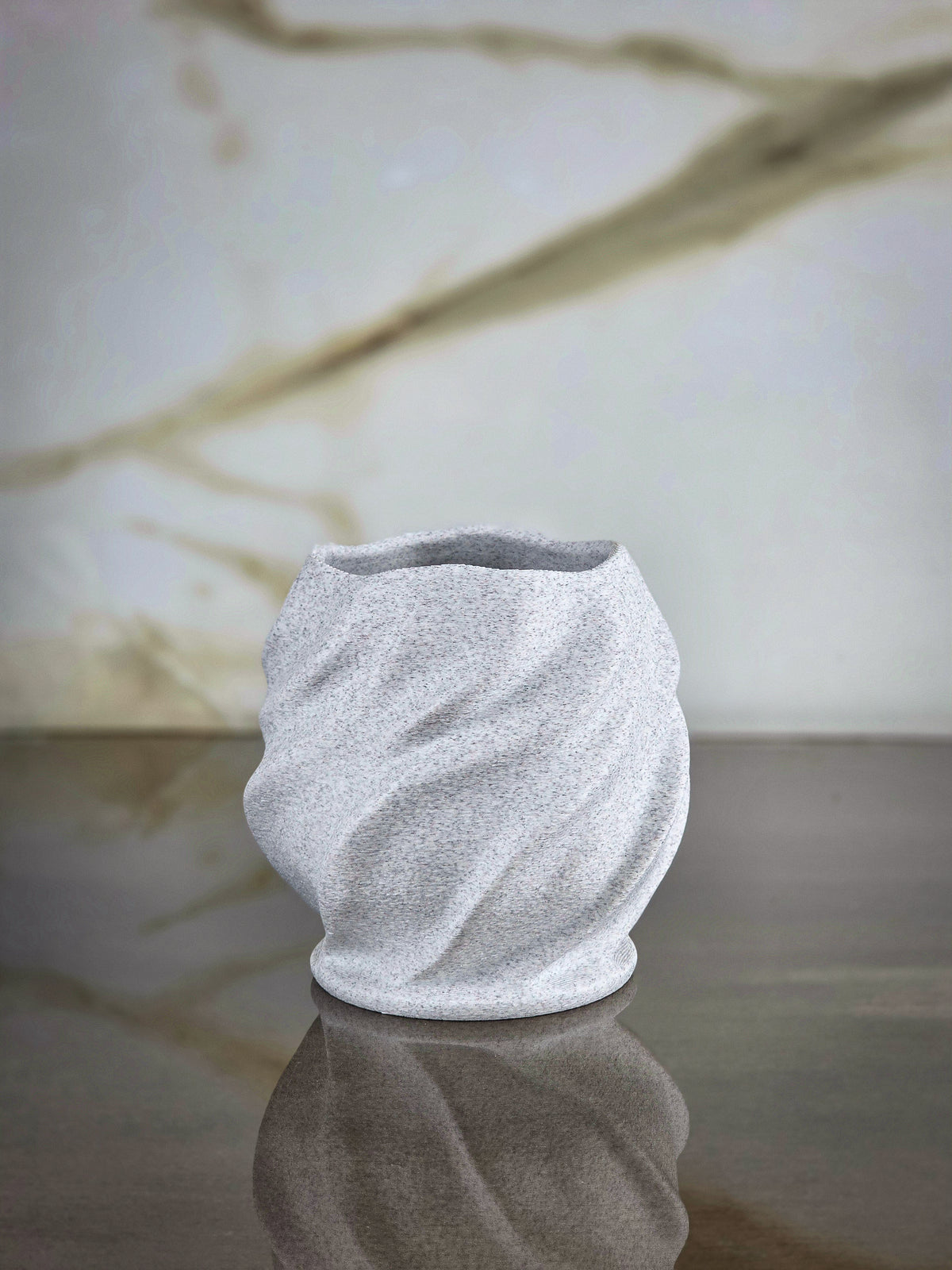"The Cinch" Sculptural Luxury Lowball Glass Accents and Modern Geometric Decor Set