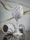"The Plunge" Sculptural Glasses Set and Modern Geometric Art