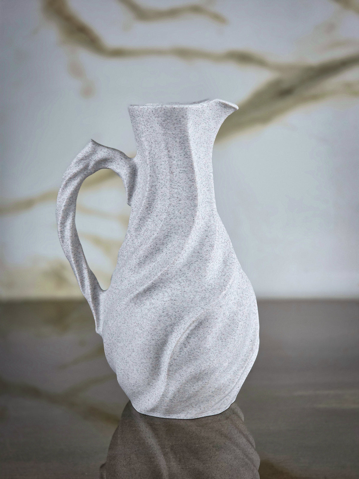 "The Caress" Sculptural Modern Carafe Decorative Accent