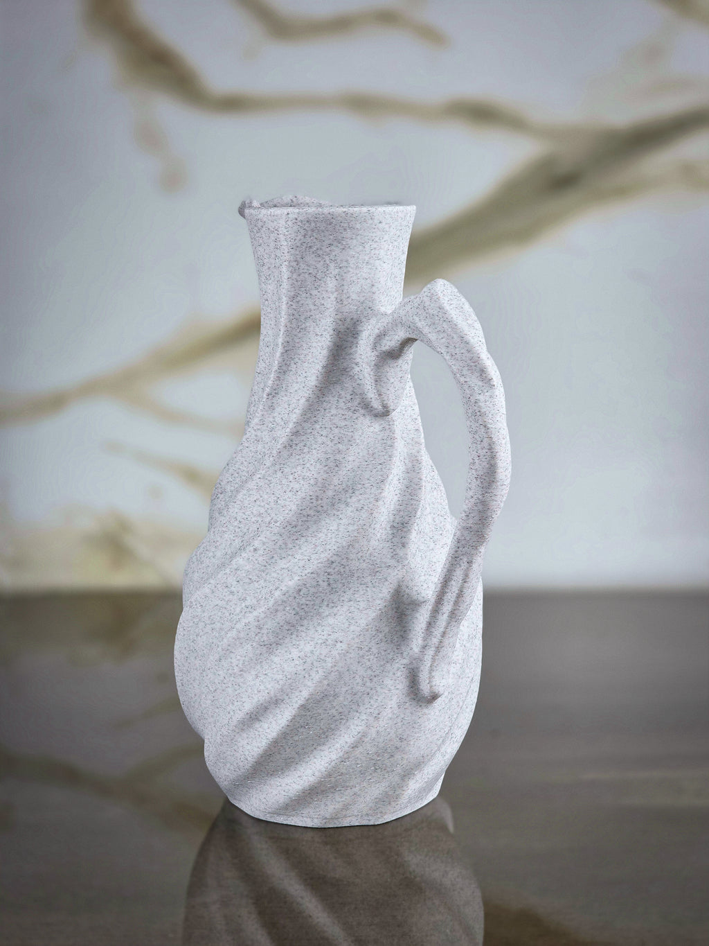 "The Caress" Sculptural Modern Carafe Decorative Accent