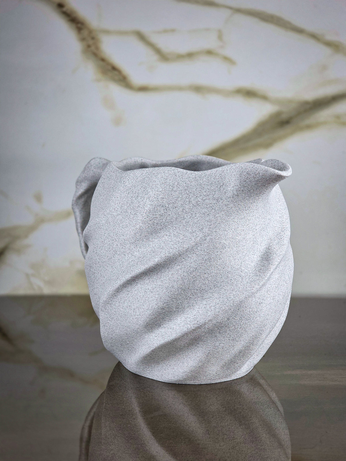"The Contours" Sculptural Pitcher and Modern Vase