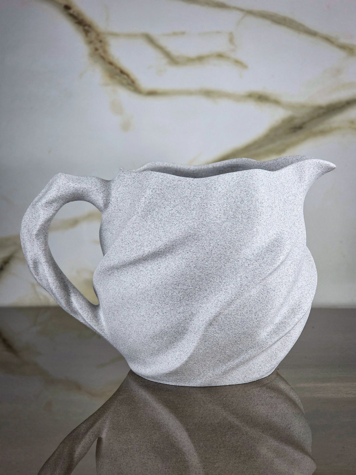 "The Contours" Sculptural Pitcher and Modern Vase