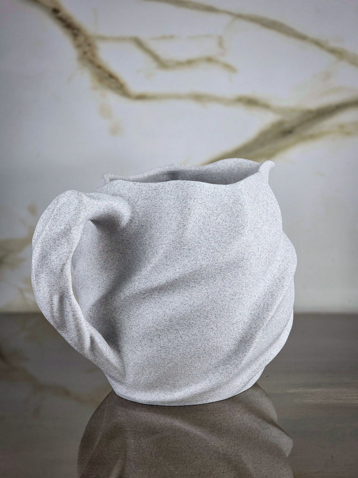 "The Contours" Sculptural Pitcher and Modern Vase