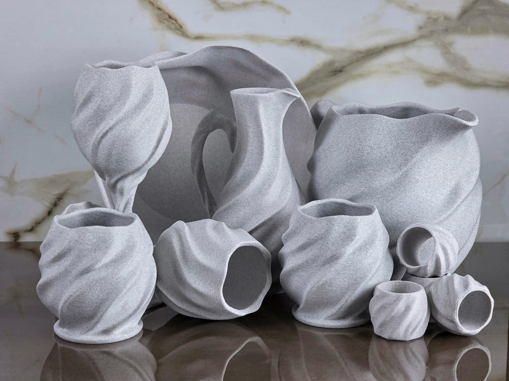 "The Infatuation Collection" Sculptural Art & Luxury Tableware Decor Bundle